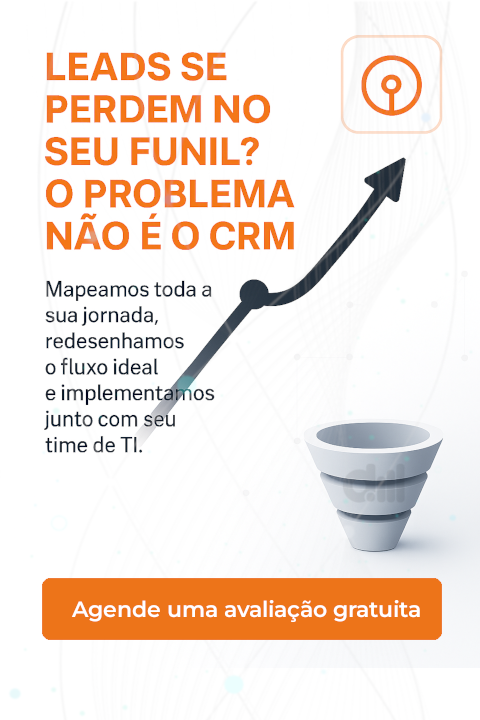 Mapeamos toda a sua jornada, redesenhamos o fluxo ideal e implementamos junto com seu time de TI.
