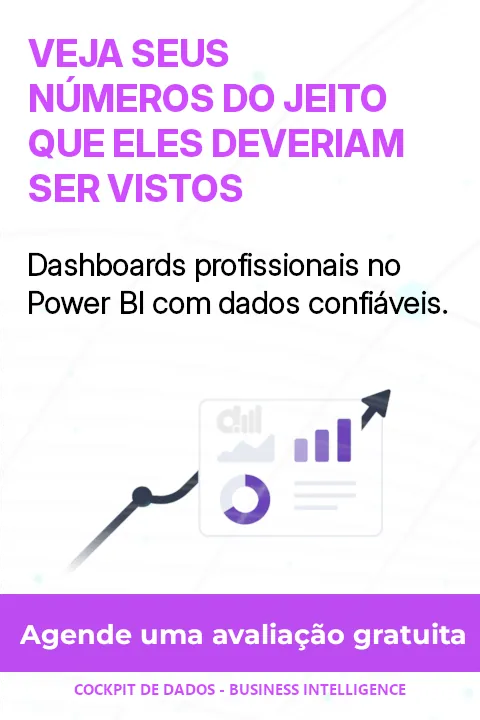 Cockpit de dados e dashboards profissionais em Power BI - DMIE